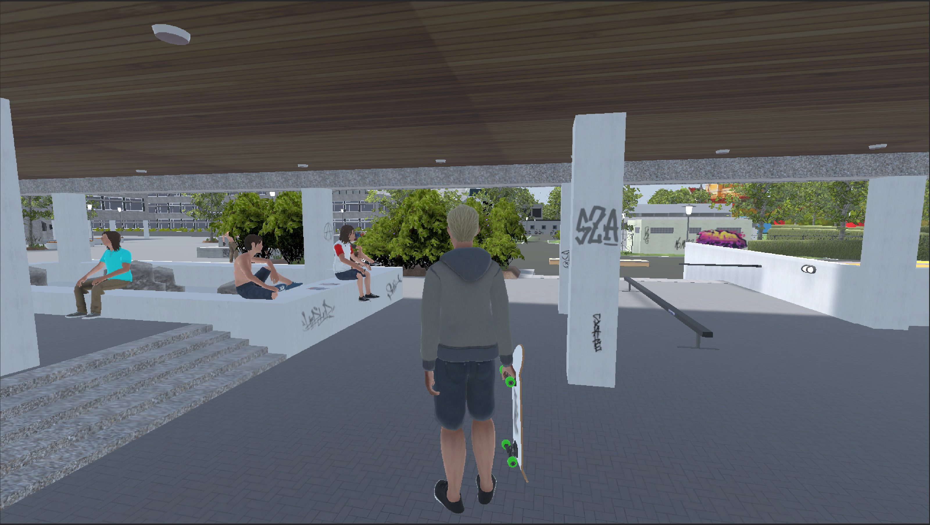 RealSchool Skateboard Game Screenshot 7